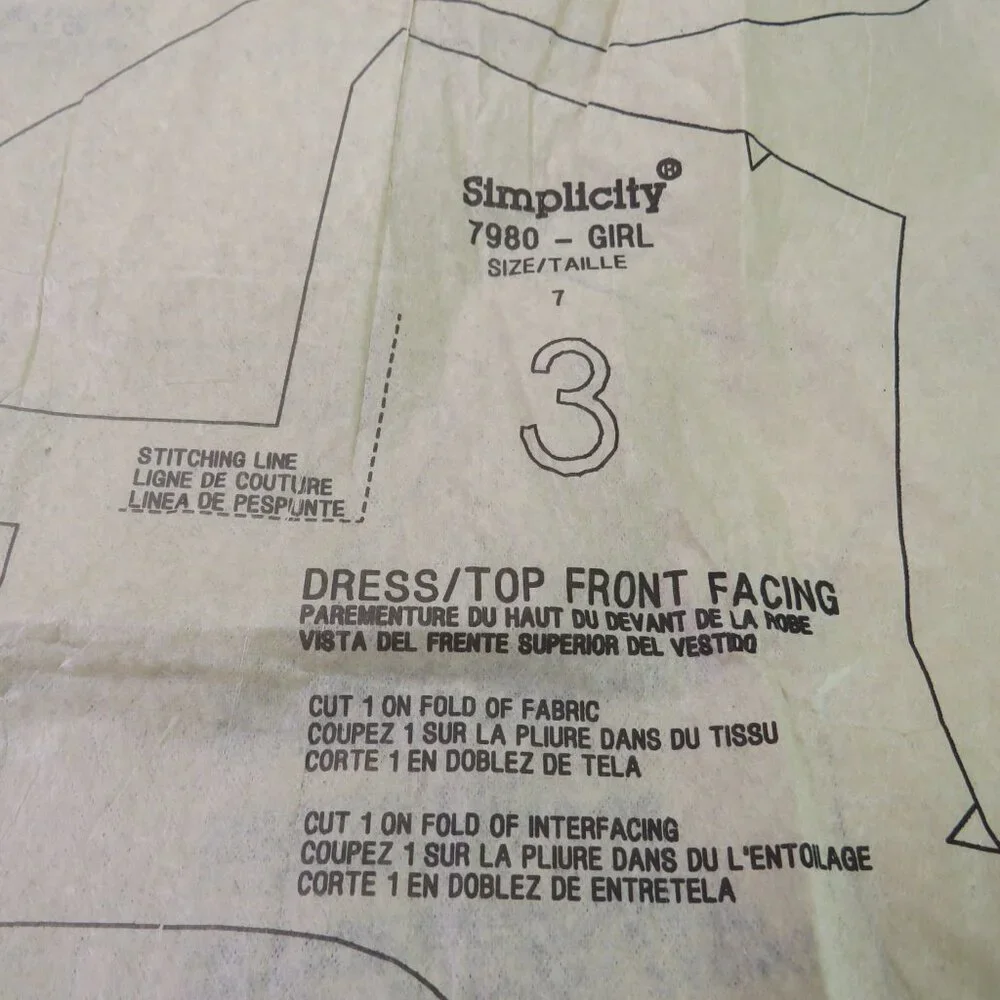 Simplicity 7980 sewing